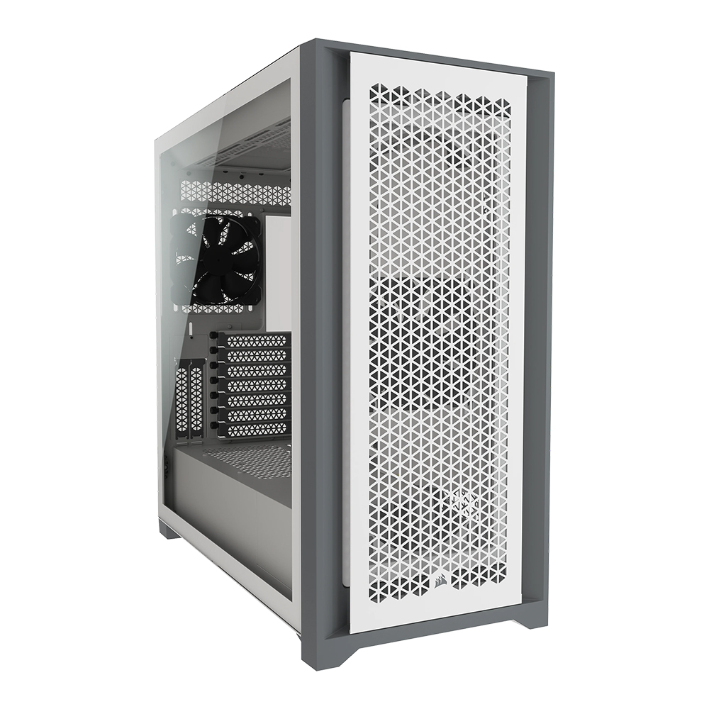 TORRE CHASIS CORSAIR 5000D AIRFLOW VIDRIO TEMPLADO + 3 RGB BLANCA