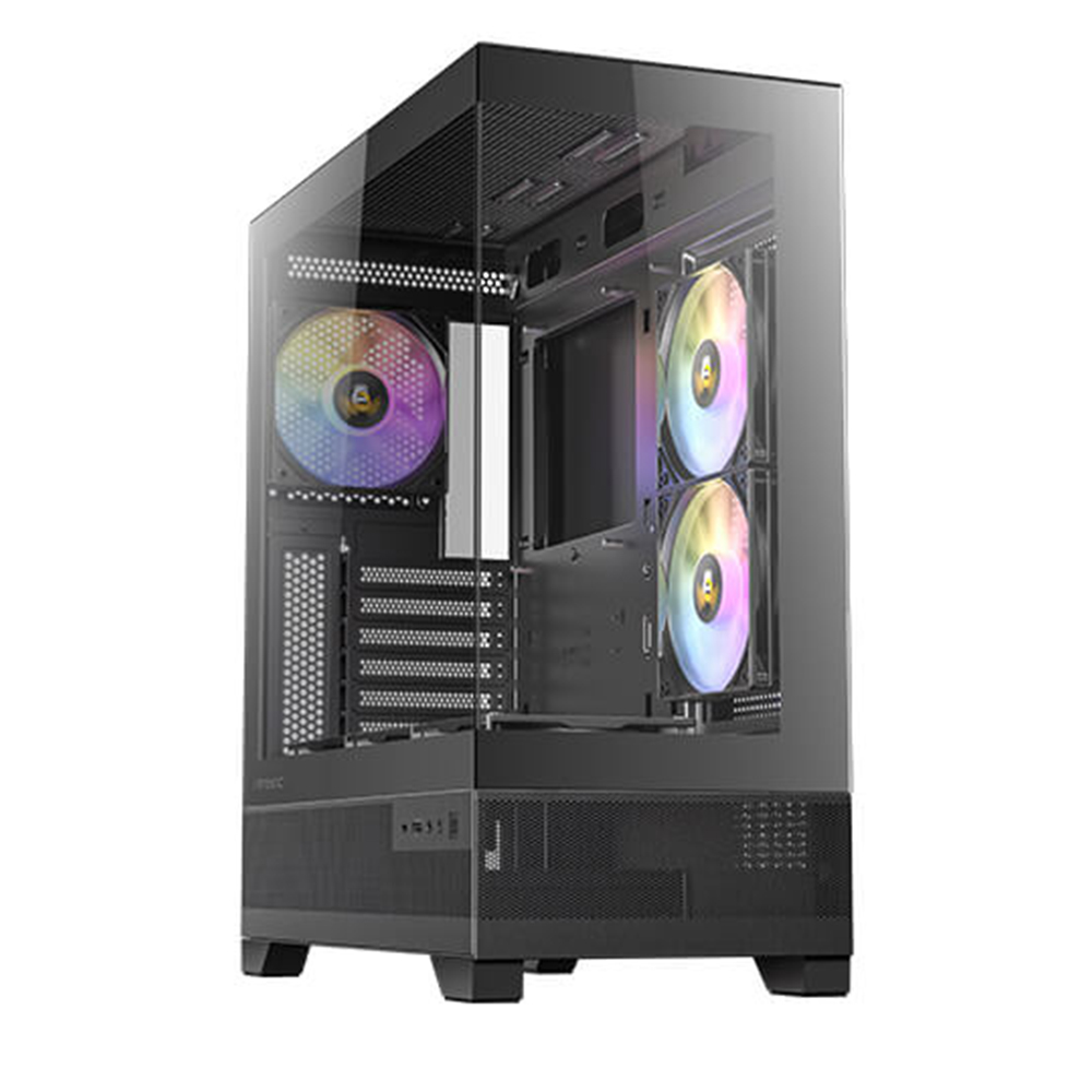 TORRE CHASIS ANTEC CX700 ELITE VIDRIO TEMPLADO + 6 RGB FIJO NEGRO