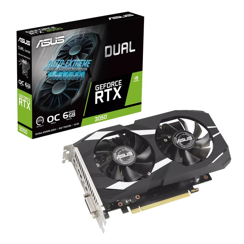TARJETA VIDEO 6 GB DDR6 ASUS GEFORCE RTX 3050 OC